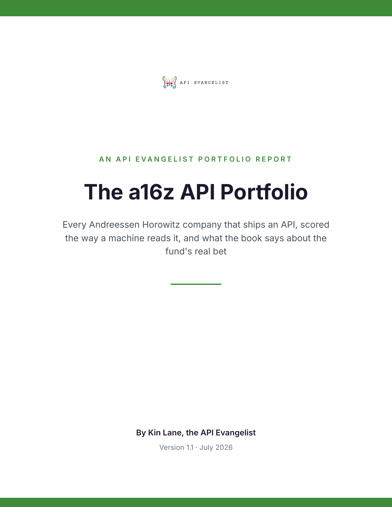 The a16z API Portfolio cover