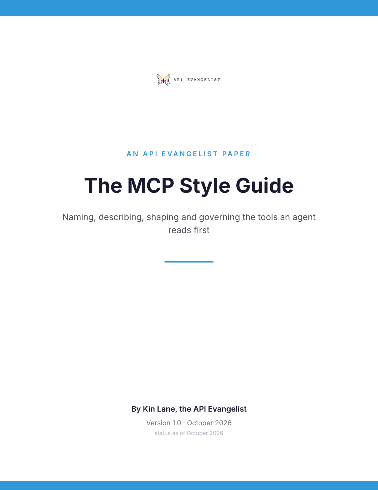 The MCP Style Guide cover