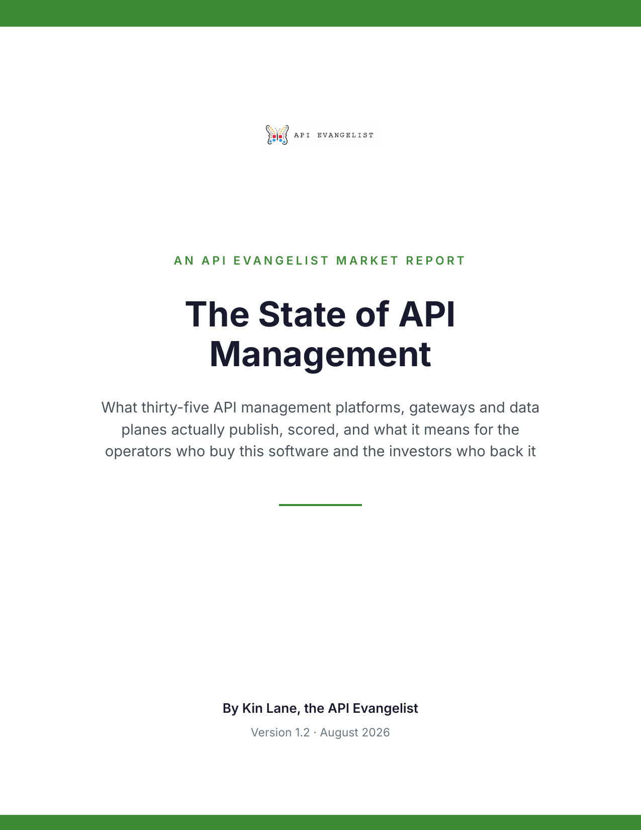 The State of API Management cover