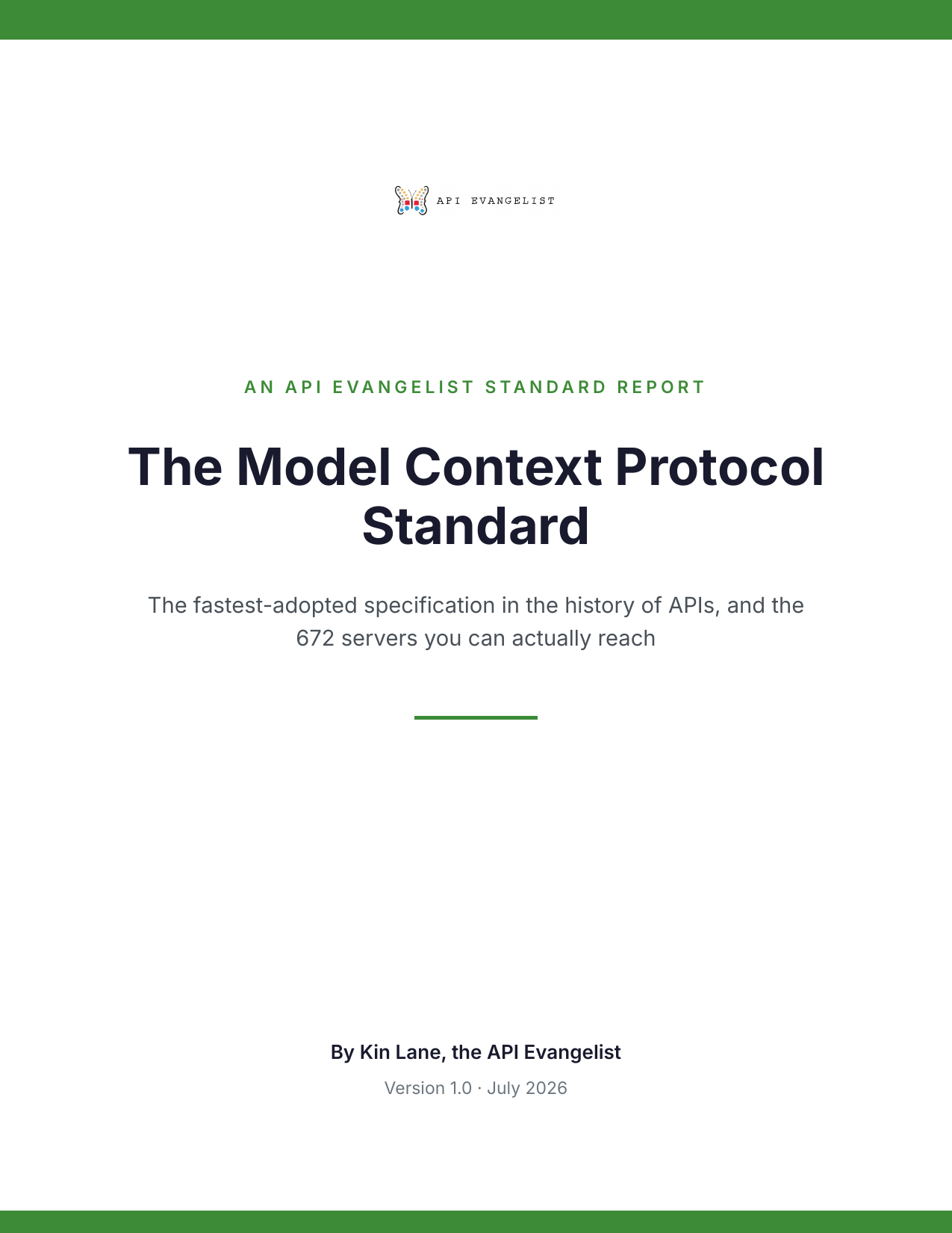 The Model Context Protocol Standard cover