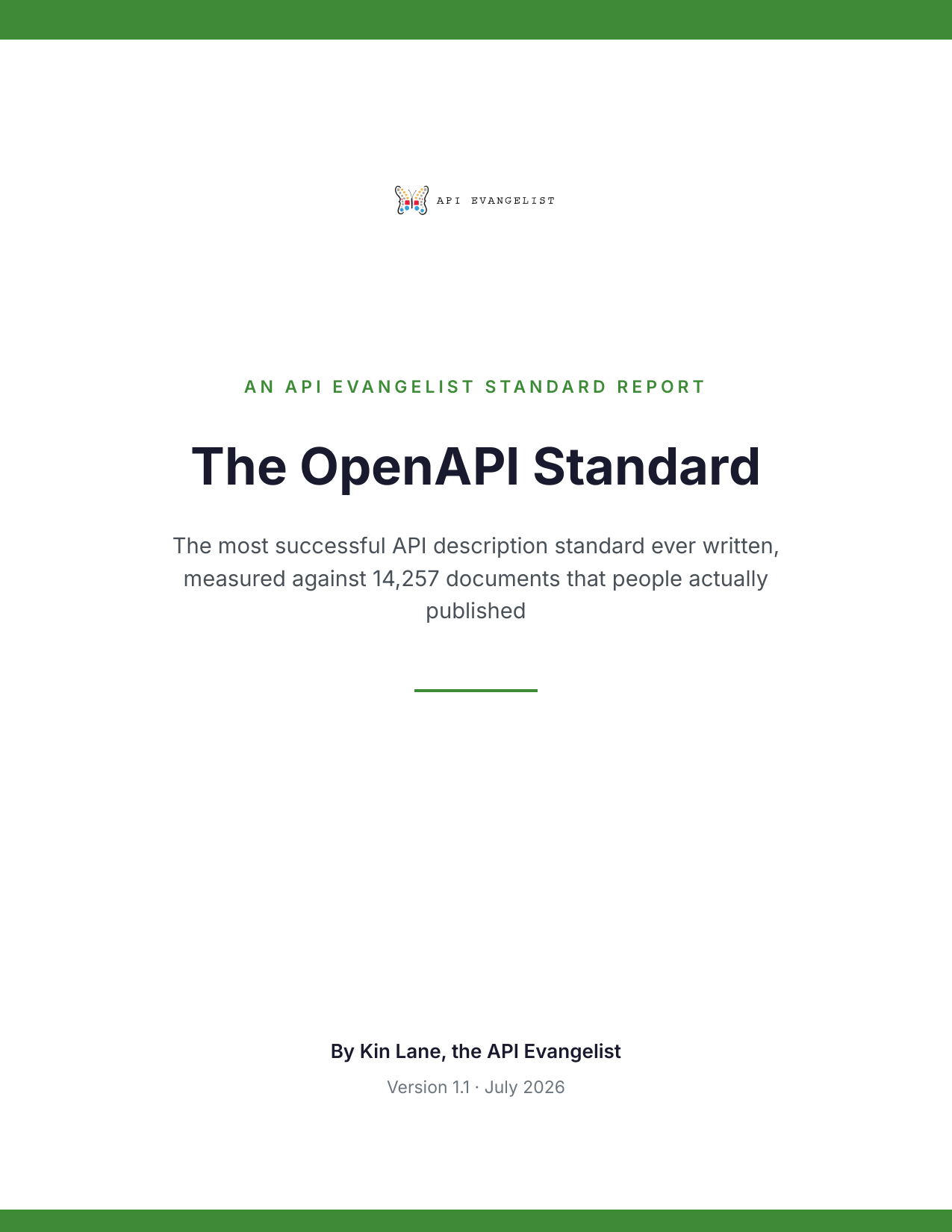 The OpenAPI Standard cover